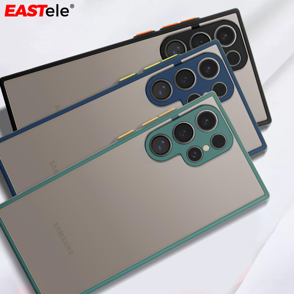 Samsung Galaxy Shockproof Armor Matte Bumper Case Cover