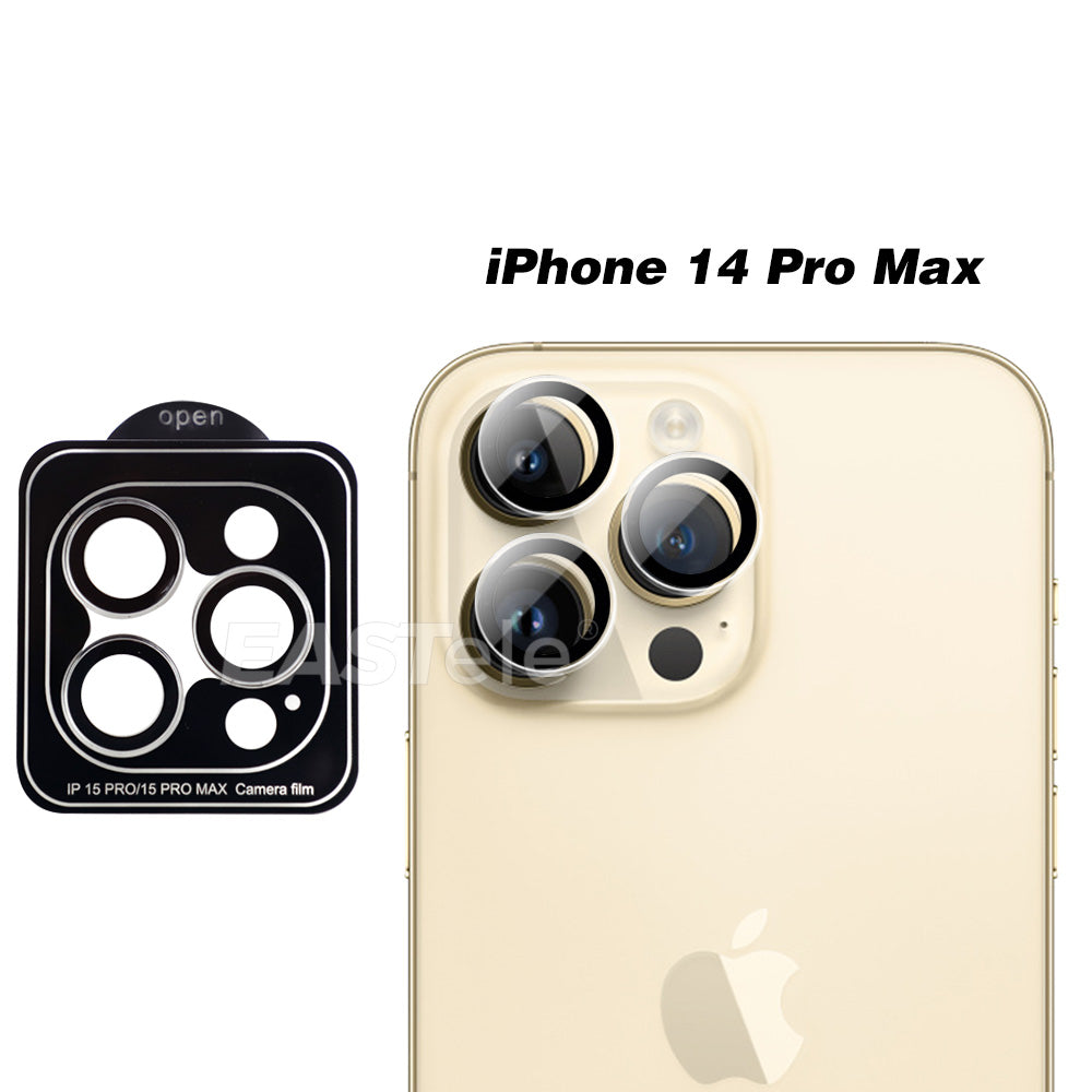 For Apple iPhone Metal Ring Camera Lens Protector