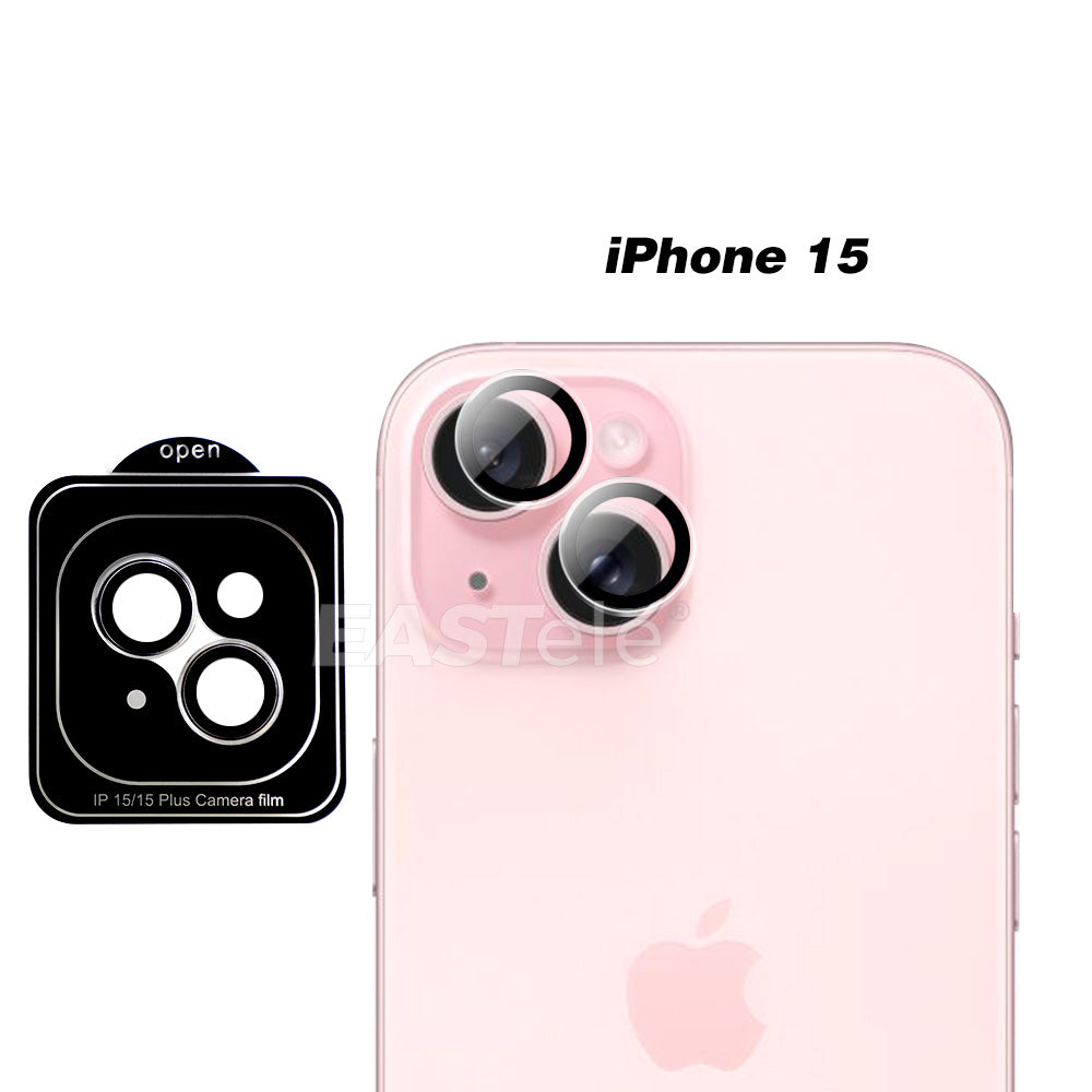 For Apple iPhone Metal Ring Camera Lens Protector