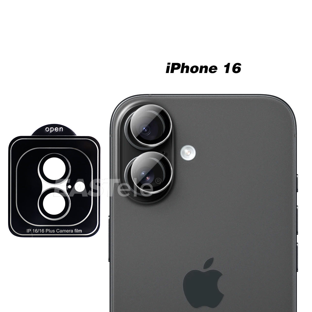 For Apple iPhone Metal Ring Camera Lens Protector