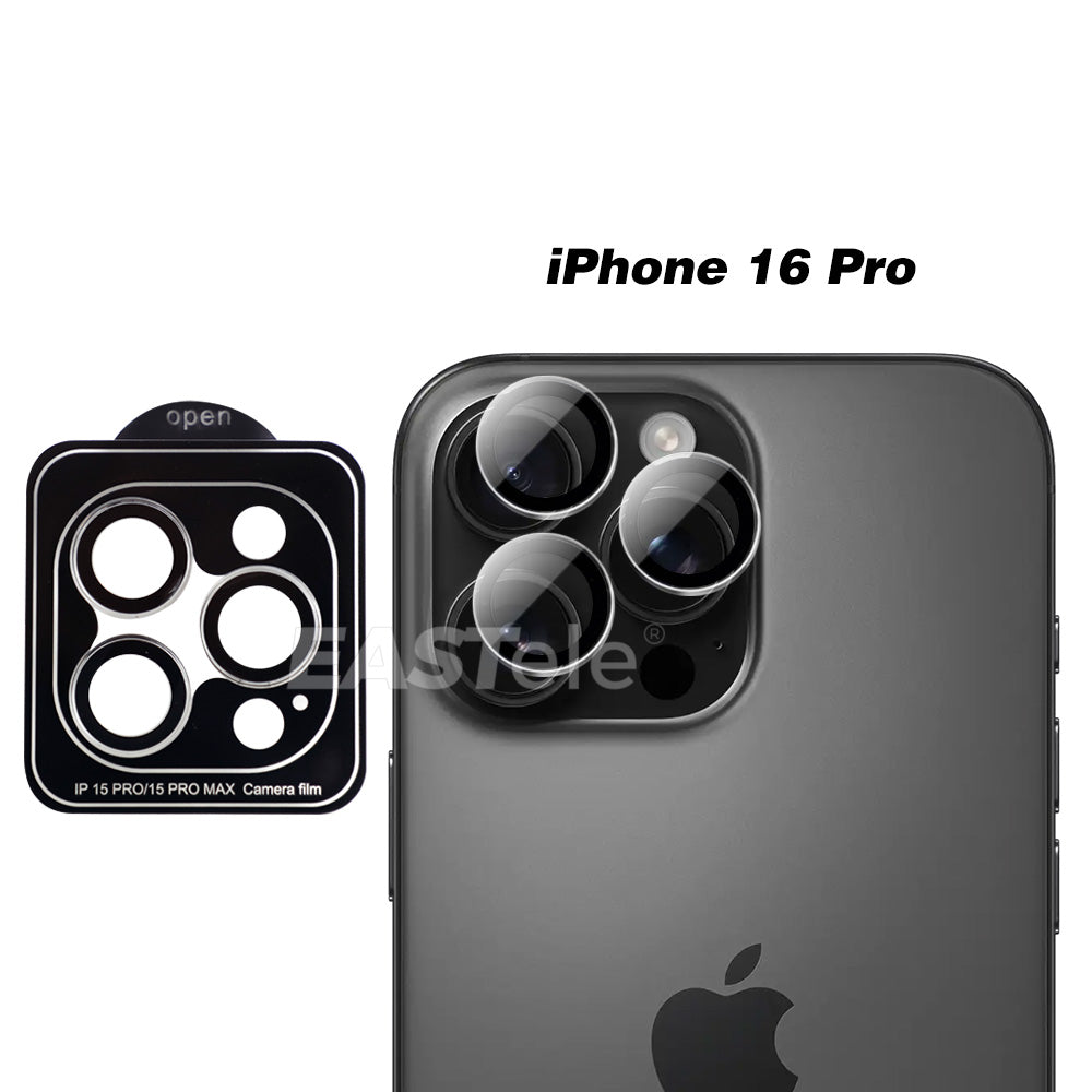 For Apple iPhone Metal Ring Camera Lens Protector