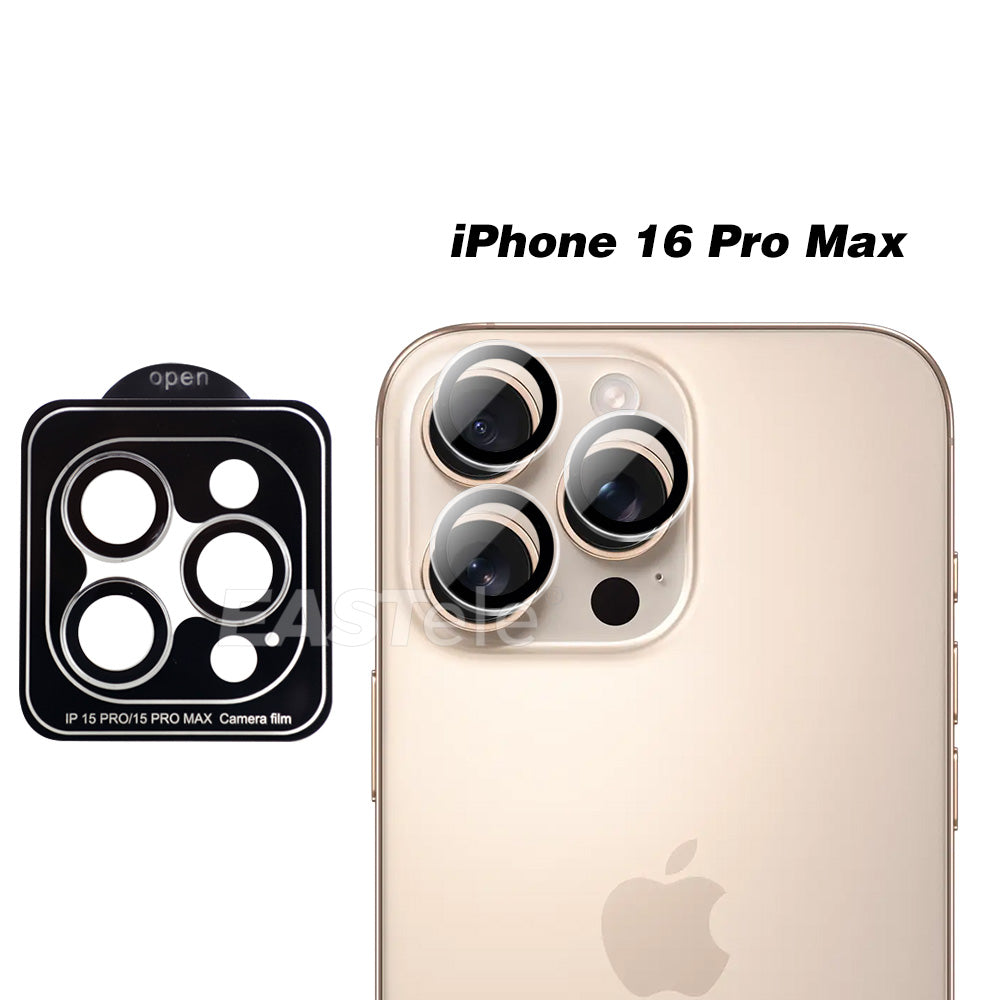 For Apple iPhone Metal Ring Camera Lens Protector