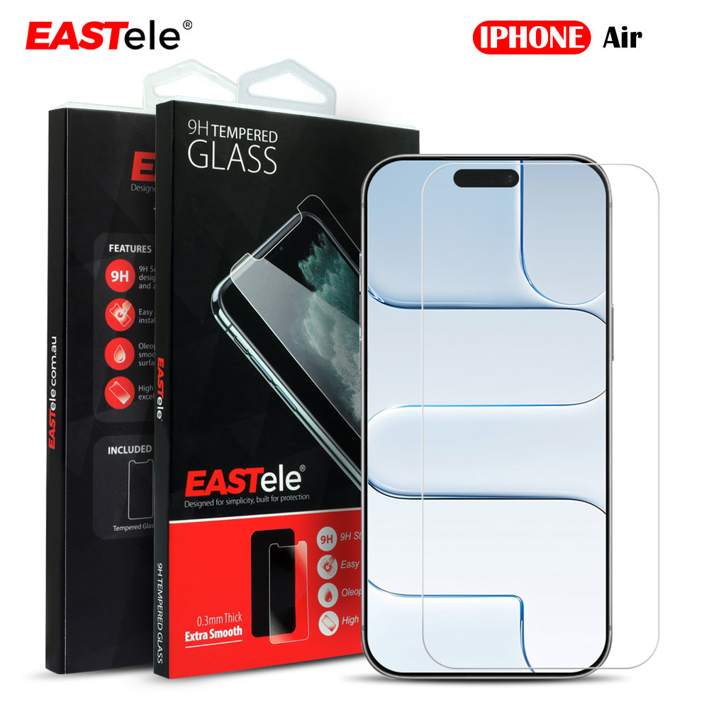 Apple iPhone Tempered Glass Screen Protector - Premium Grade [2 Pack]