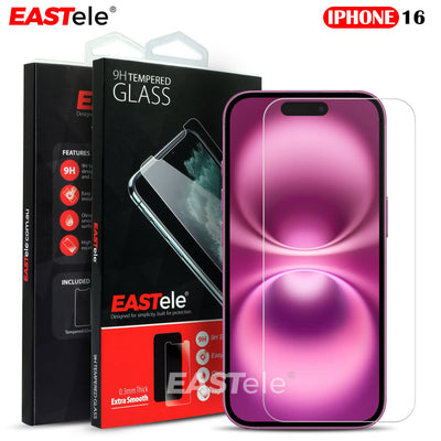 Apple iPhone Tempered Glass Screen Protector - Premium Grade [2 Pack]