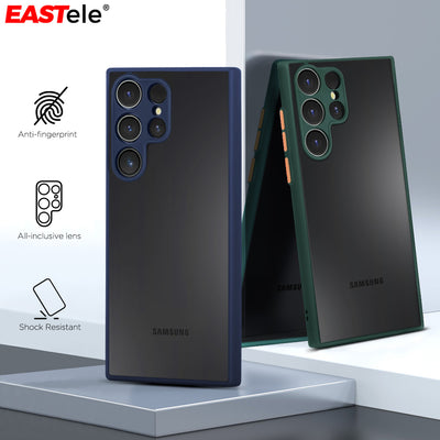 Samsung Galaxy Shockproof Armor Matte Bumper Case Cover