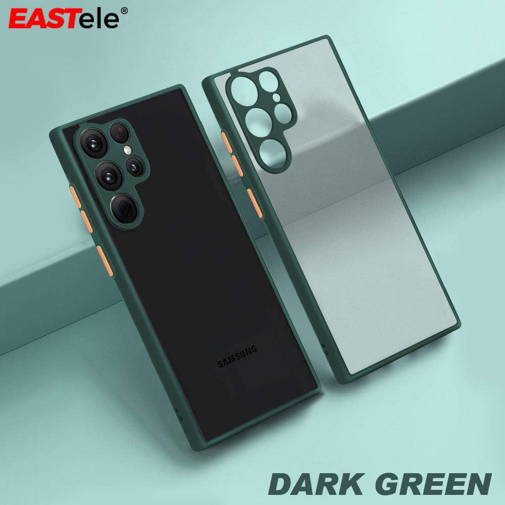 Samsung Galaxy Shockproof Armor Matte Bumper Case Cover