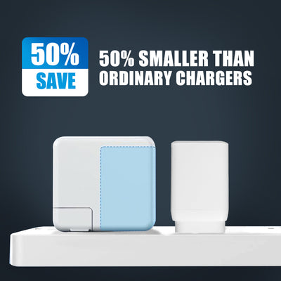 EASTele 65W USB-C USB A Type-C Fast Charge Power Adapter AC Wall Charger