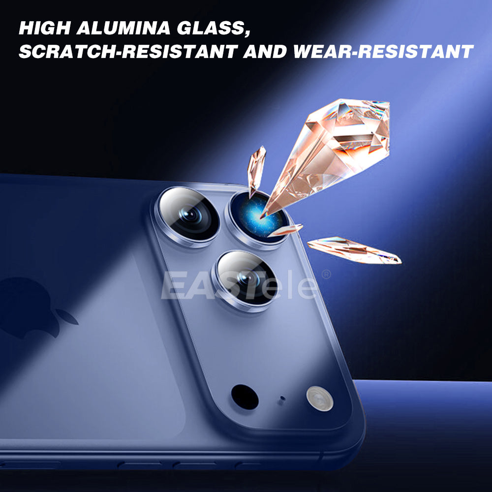 For Apple iPhone Metal Ring Camera Lens Protector