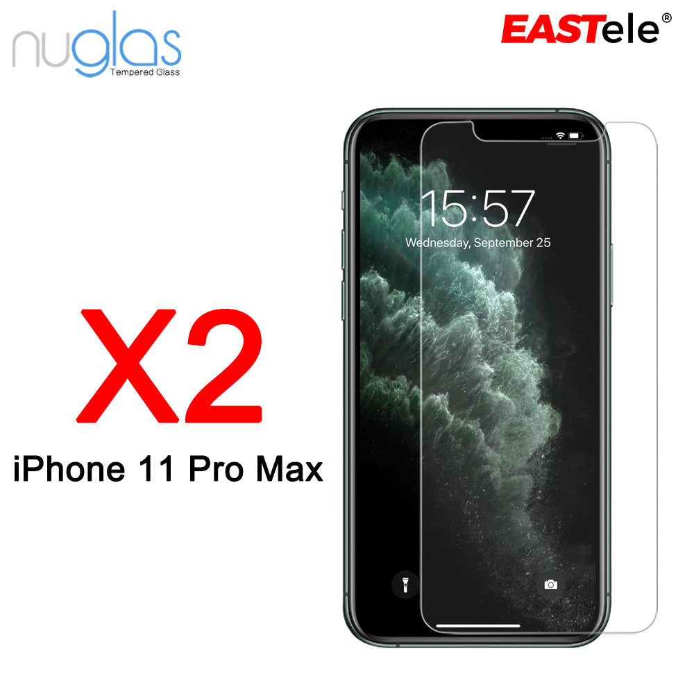 NUGLAS - Apple iPhone Tempered Glass Screen Protector - [2 Pack]