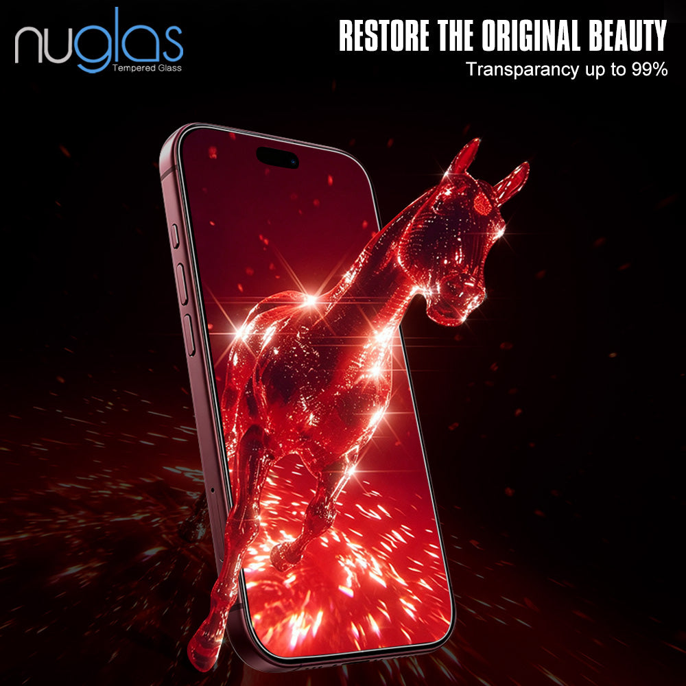 NUGLAS - Apple iPhone Tempered Glass Screen Protector - [2 Pack]