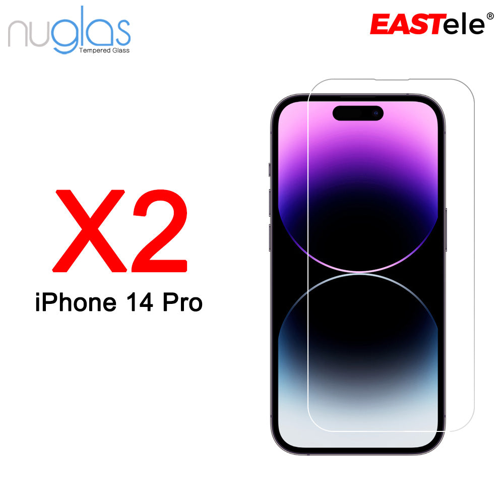 NUGLAS - Apple iPhone Tempered Glass Screen Protector - [2 Pack]