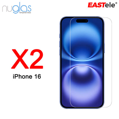 NUGLAS - Apple iPhone Tempered Glass Screen Protector - [2 Pack]