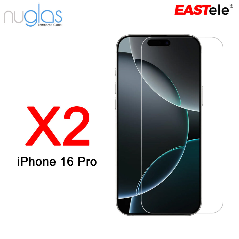 NUGLAS - Apple iPhone Tempered Glass Screen Protector - [2 Pack]