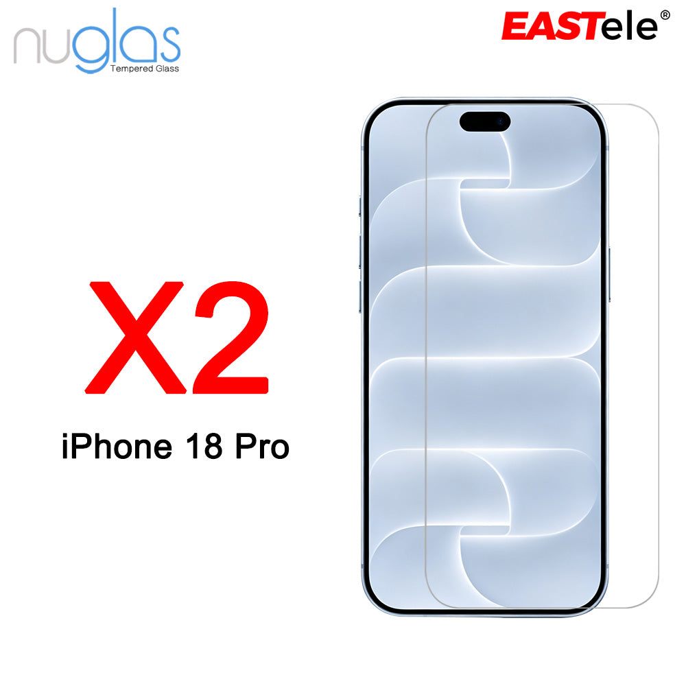 NUGLAS - Apple iPhone Tempered Glass Screen Protector - [2 Pack]