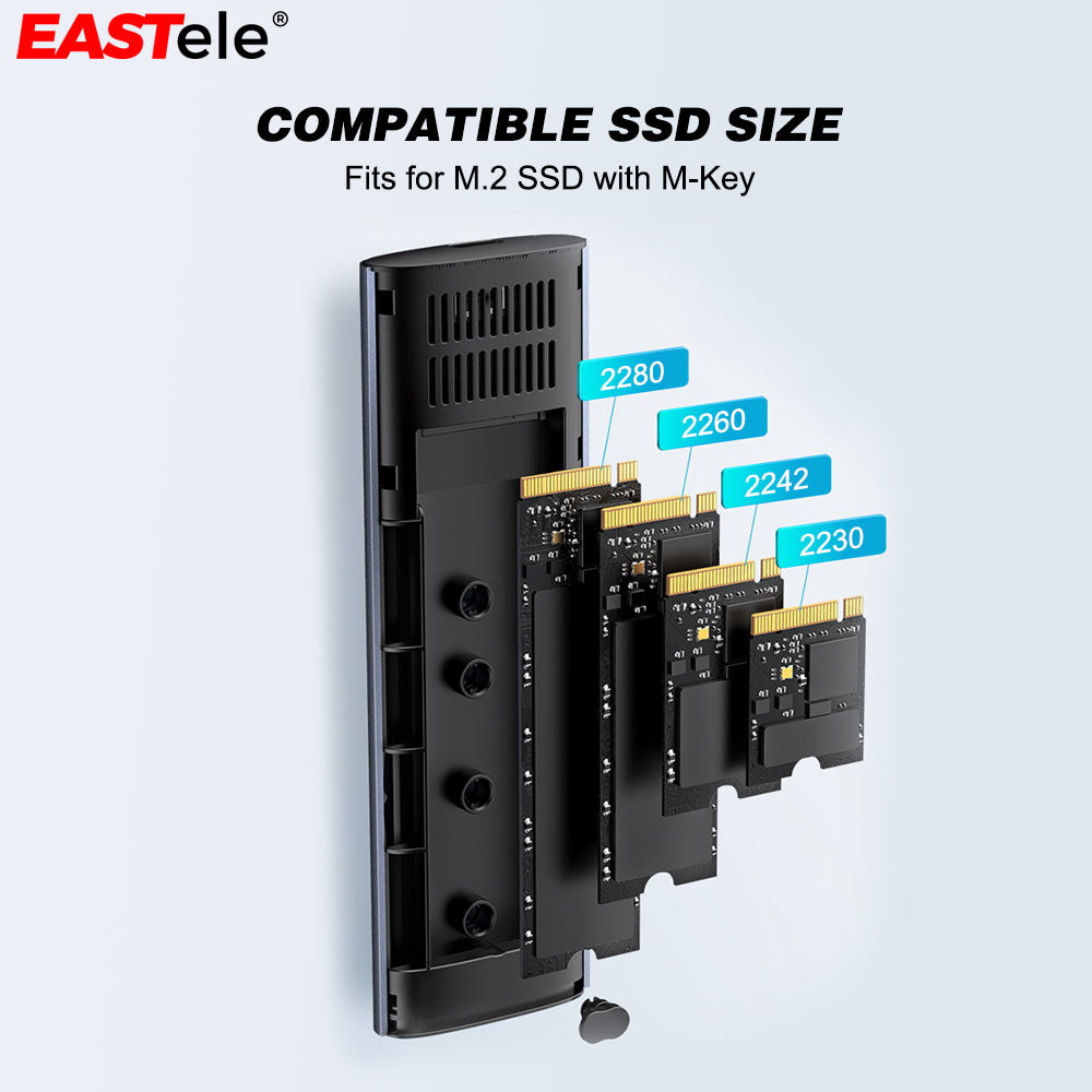 UGREEN M.2 NVMe SSD Enclosure USB3.2 Type-C Mobile Storage Case For Laptop Macbook Pro Air iPhone iPad Android Tablet