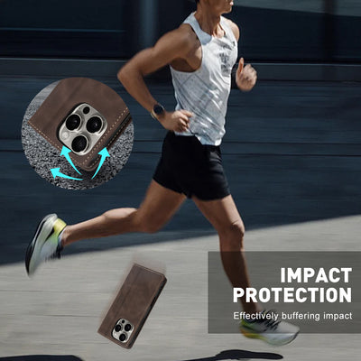 Apple iPhone Flip Wallet Card Case Pouch