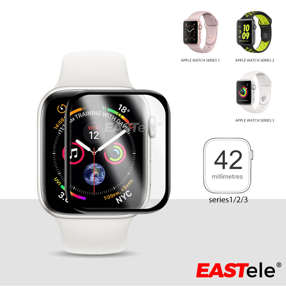 Apple Watch Full Coverage Tempered Glass Screen Protector