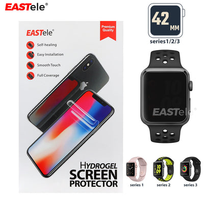 [3 Pack] Apple Watch Coverage Hydrogel Screen Protector