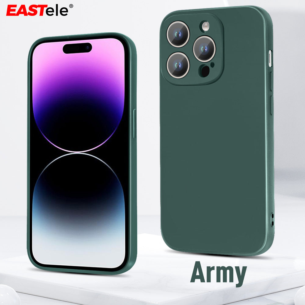 Apple iPhone 15 14 Shockproof Case Silicone Back Cover