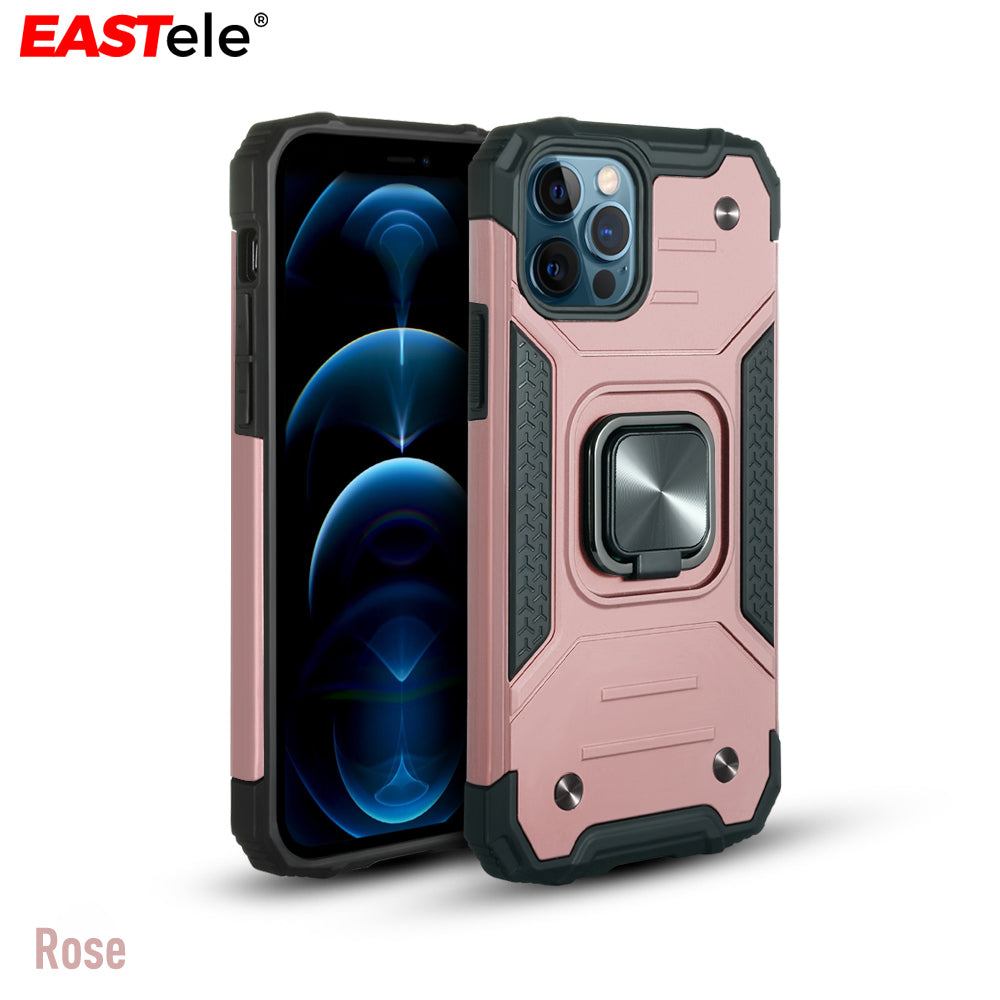 Apple iPhone 16 15 14 Shockproof Case Ring Cover