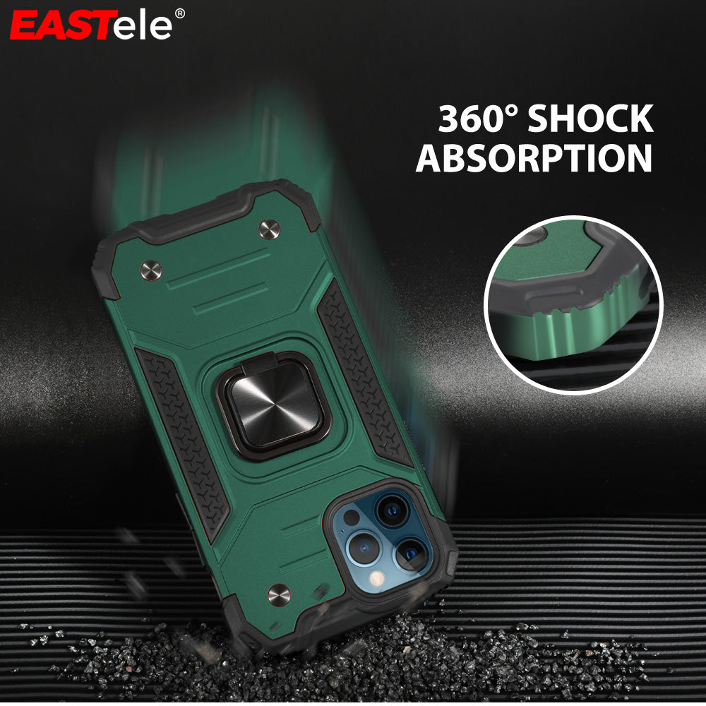 Apple iPhone 16 15 14 Shockproof Case Ring Cover