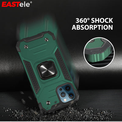 Apple iPhone 16 15 14 Shockproof Case Ring Cover