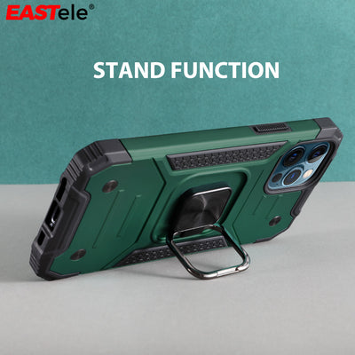 Apple iPhone 16 15 14 Shockproof Case Ring Cover