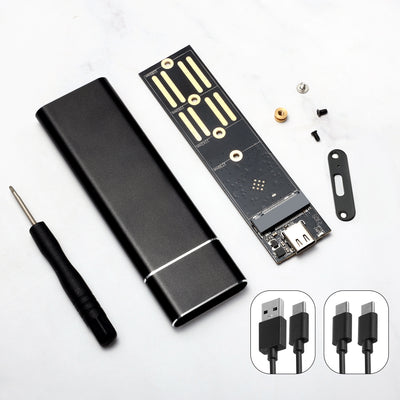 M.2 NVMe SSD External Enclosure Storage Case USB-C to USB 3.2