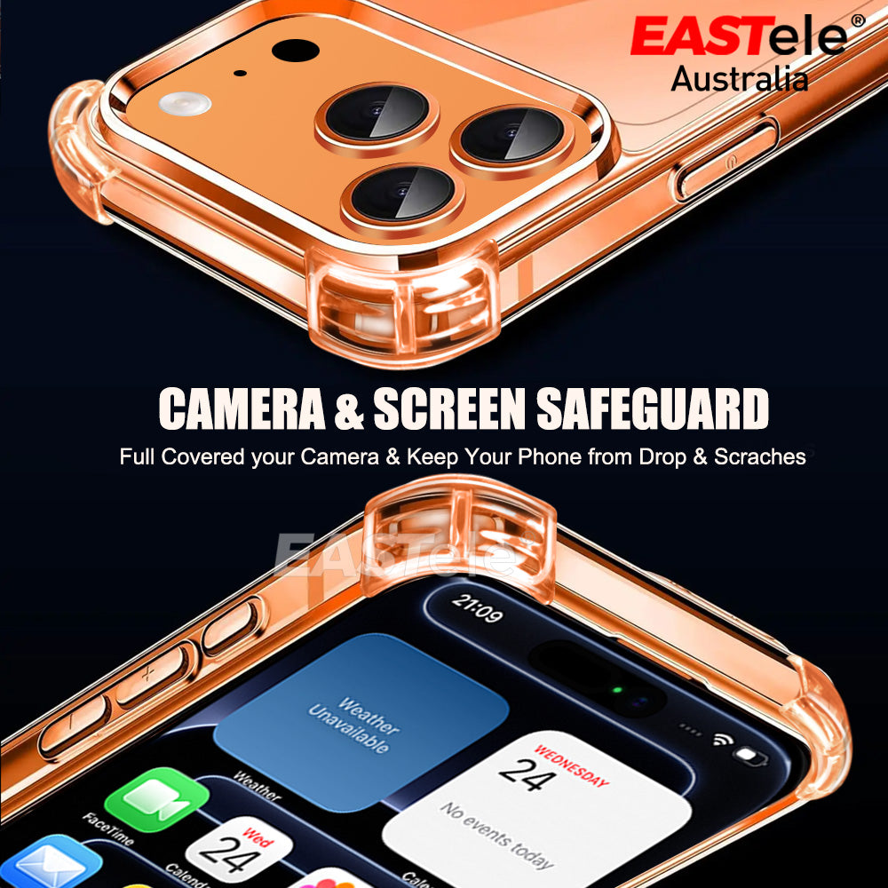 Clear Shockproof Bumper Case Cover For Apple iPhone