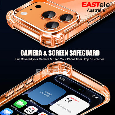 Clear Shockproof Bumper Case Cover For Apple iPhone