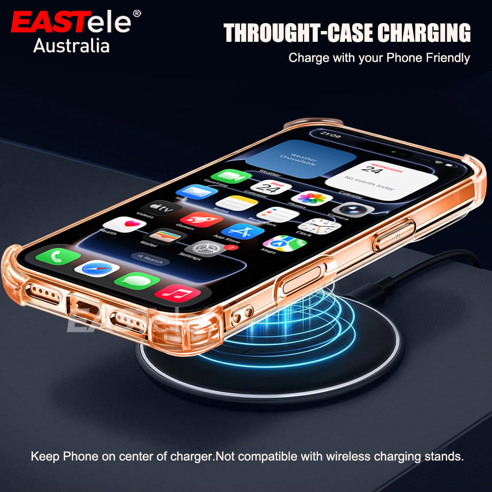 Clear Shockproof Bumper Case Cover For Apple iPhone