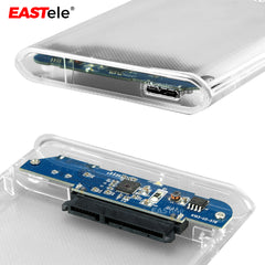 Transparent USB 3.0 SSD Hard Disk Case