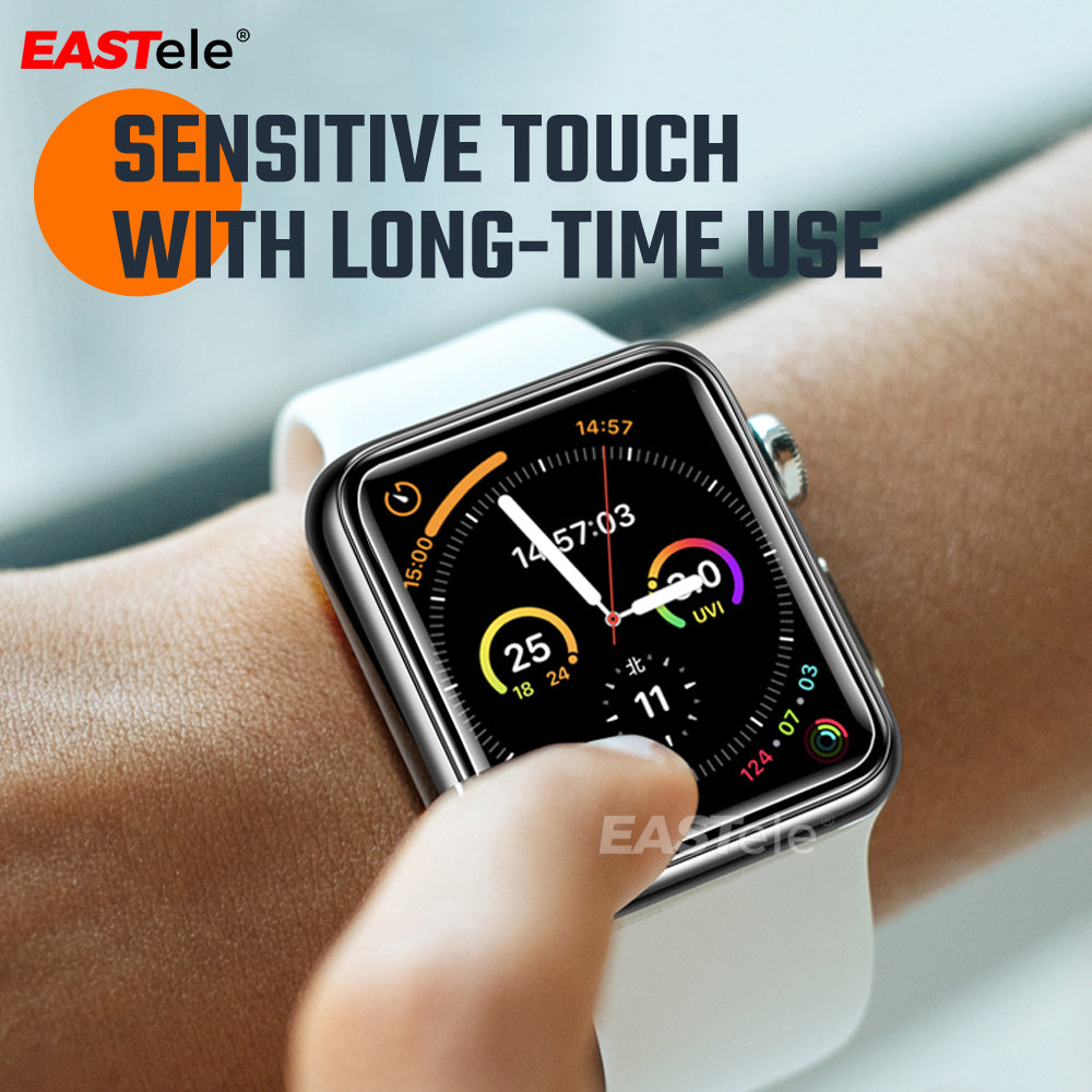 [3 Pack] Apple Watch Coverage Hydrogel Screen Protector