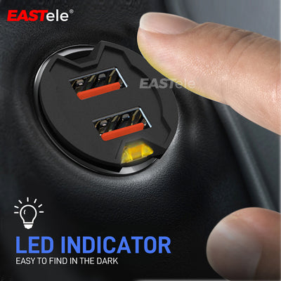 Universal Dual Port USB Car Charger Adapter